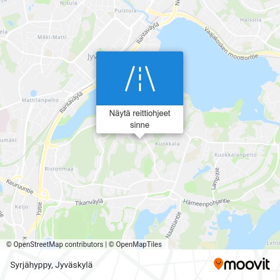 Syrjähyppy kartta