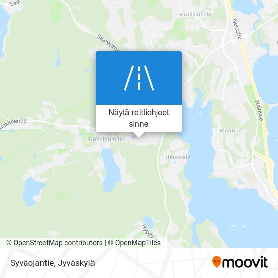 Syväojantie kartta