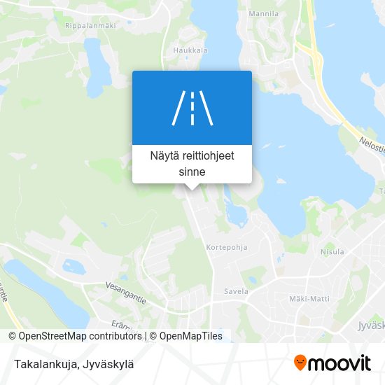 Takalankuja kartta