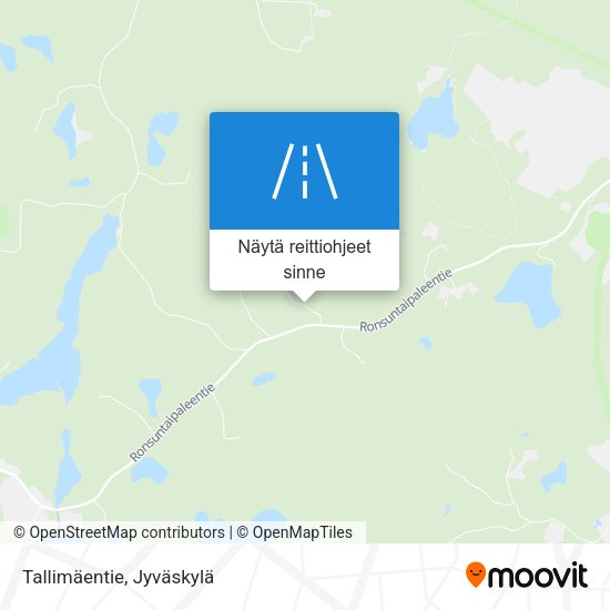 Tallimäentie kartta