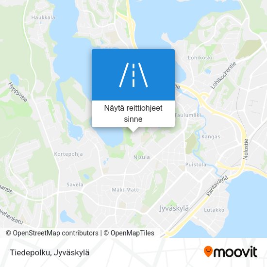 Tiedepolku kartta