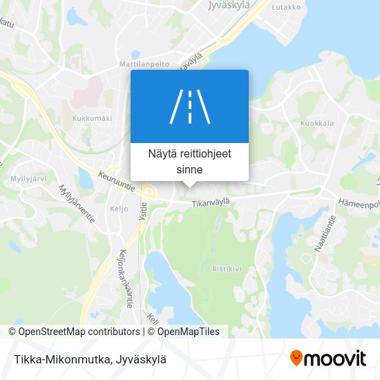 Tikka-Mikonmutka kartta