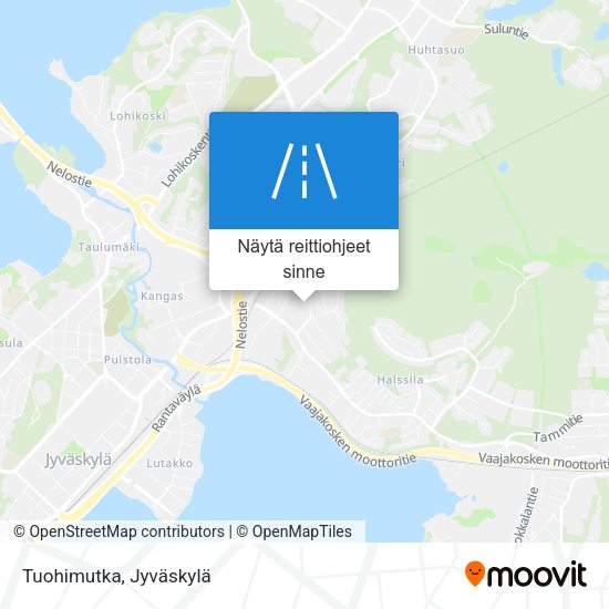 Tuohimutka kartta