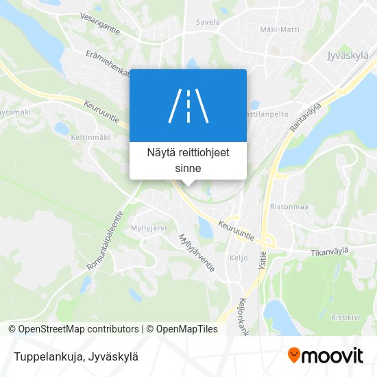 Tuppelankuja kartta