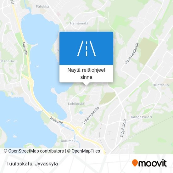 Tuulaskatu kartta