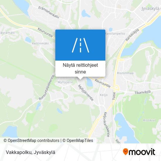 Vakkapolku kartta