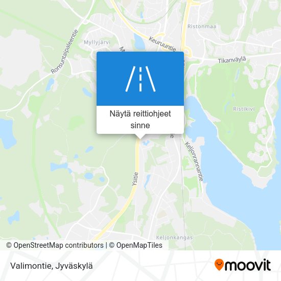 Valimontie kartta