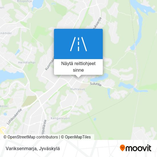 Variksenmarja kartta