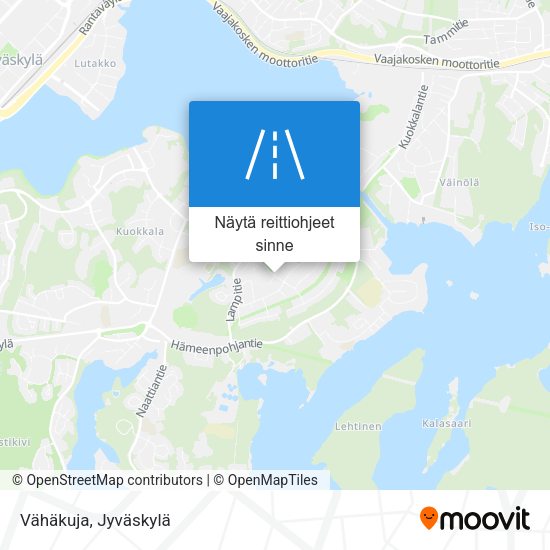 Vähäkuja kartta