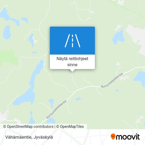 Vähämäentie kartta