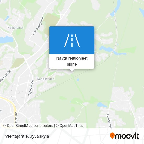 Viertäjäntie kartta