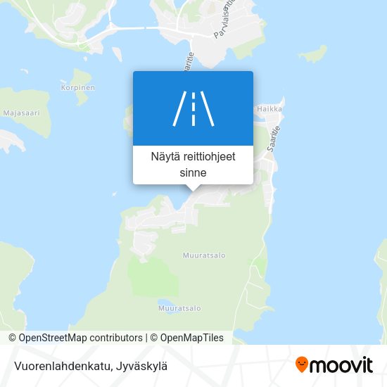 Vuorenlahdenkatu kartta