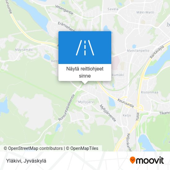 Yläkivi kartta