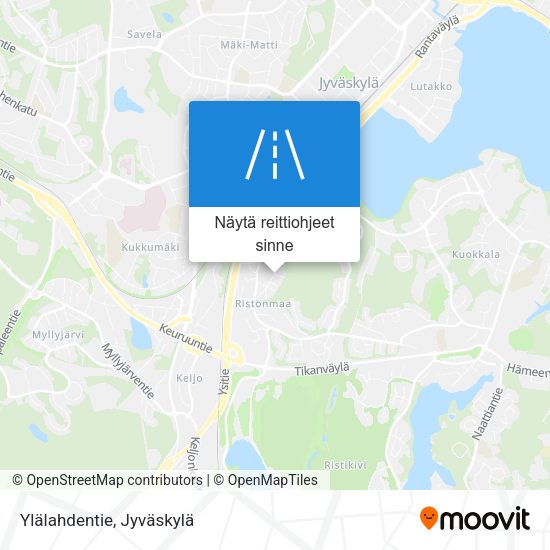 Ylälahdentie kartta