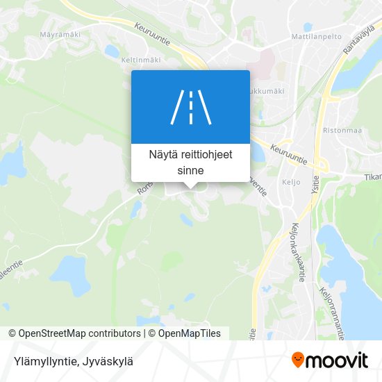 Ylämyllyntie kartta