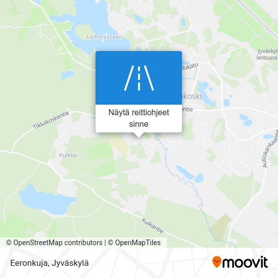 Eeronkuja kartta