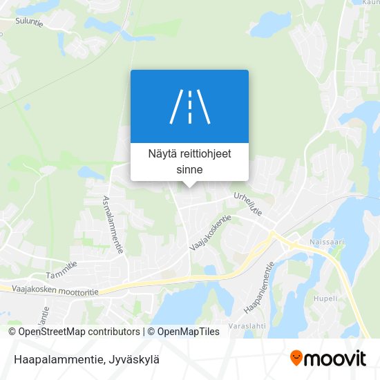 Haapalammentie kartta