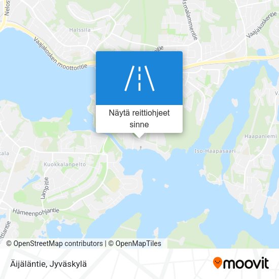 Äijäläntie kartta