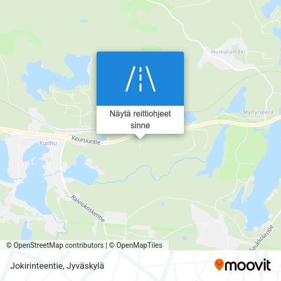 Jokirinteentie kartta