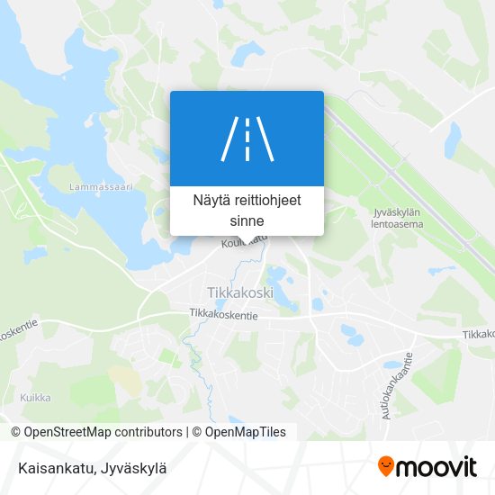 Kaisankatu kartta