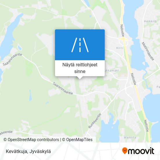 Kevätkuja kartta