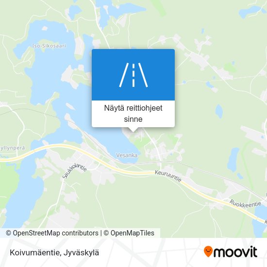 Koivumäentie kartta