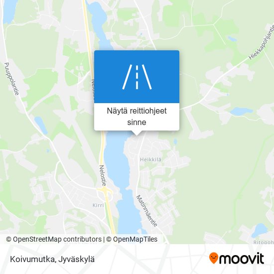 Koivumutka kartta