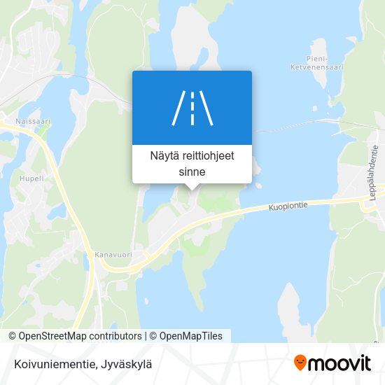 Koivuniementie kartta