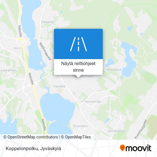Koppelonpolku kartta