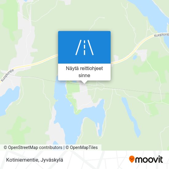 Kotiniementie kartta