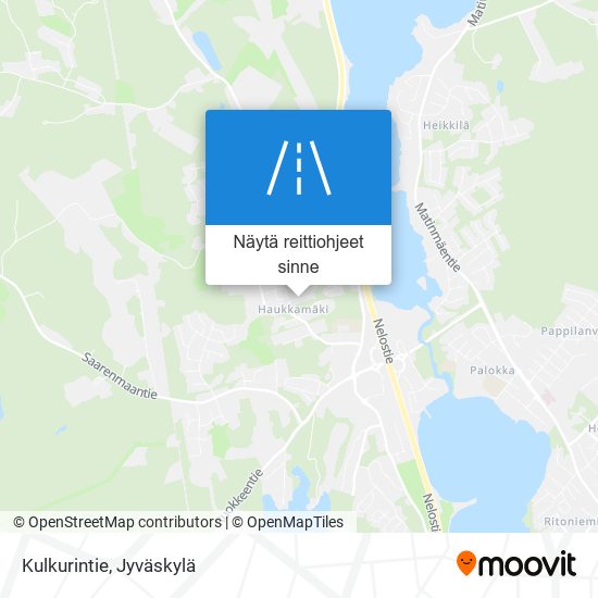 Kulkurintie kartta