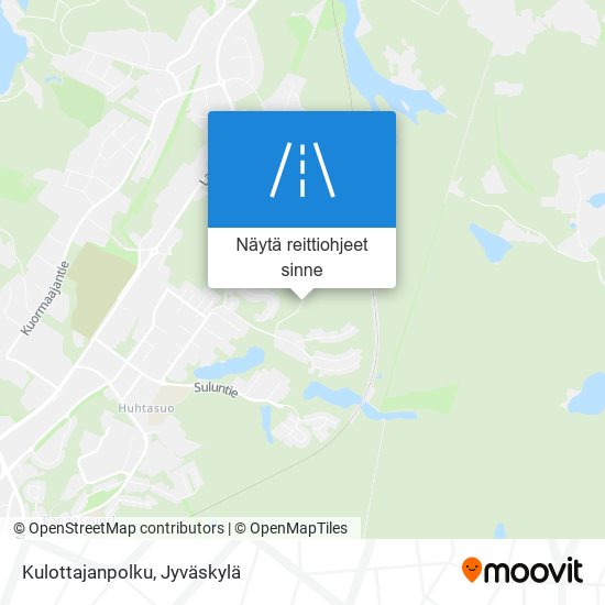 Kulottajanpolku kartta