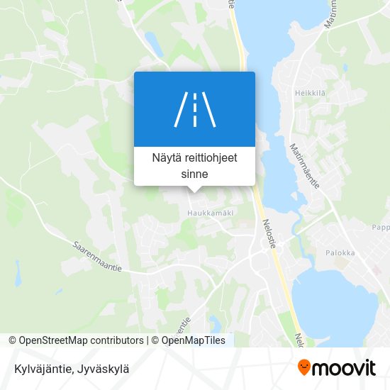 Kylväjäntie kartta