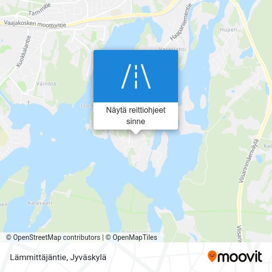 Lämmittäjäntie kartta