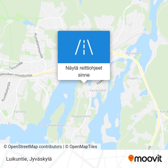 Luikuntie kartta
