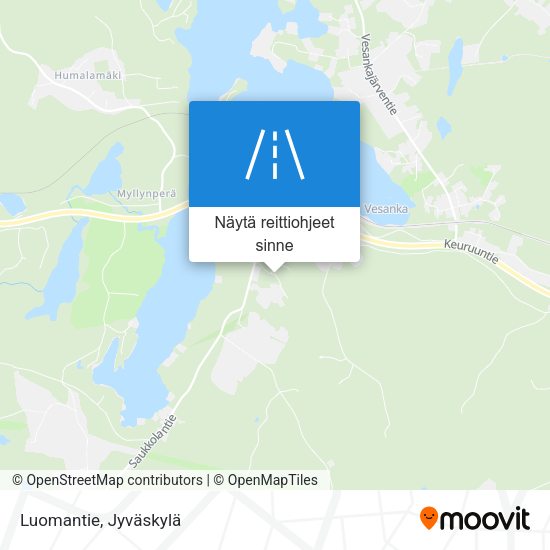 Luomantie kartta