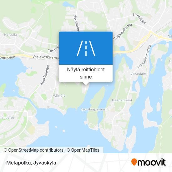 Melapolku kartta