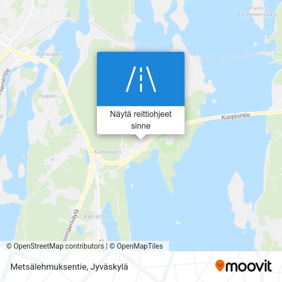 Metsälehmuksentie kartta