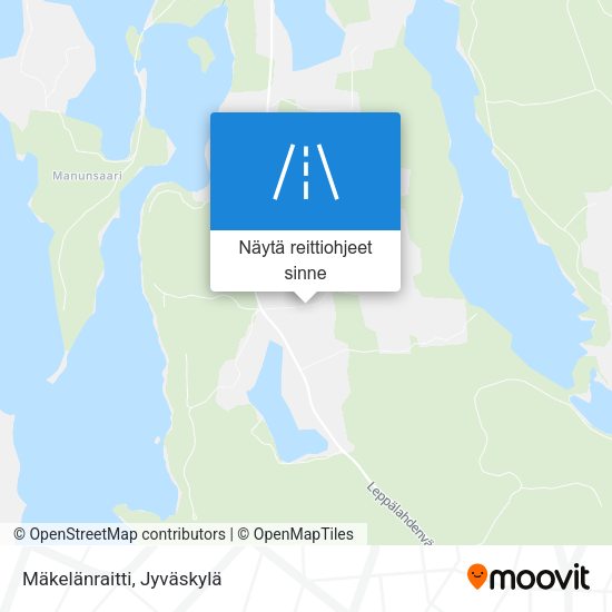 Mäkelänraitti kartta