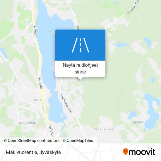 Mäkivuorentie kartta