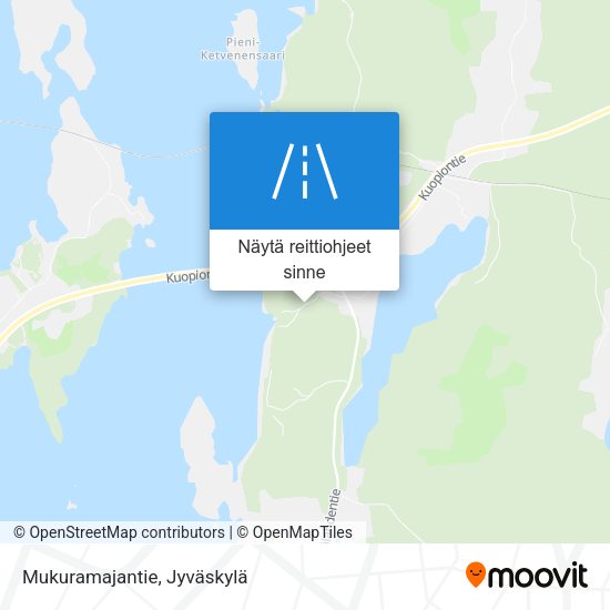 Mukuramajantie kartta