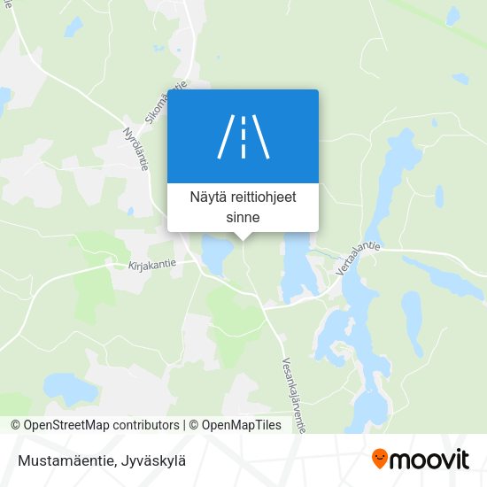 Mustamäentie kartta
