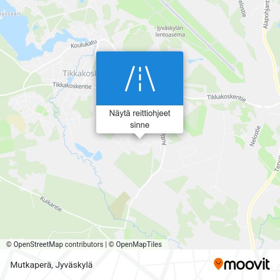 Mutkaperä kartta