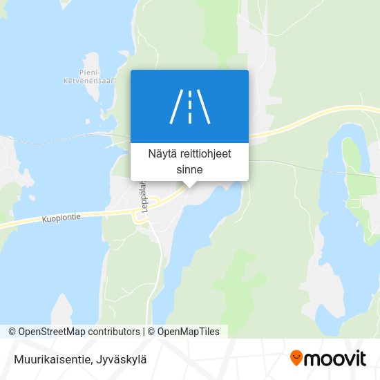 Muurikaisentie kartta