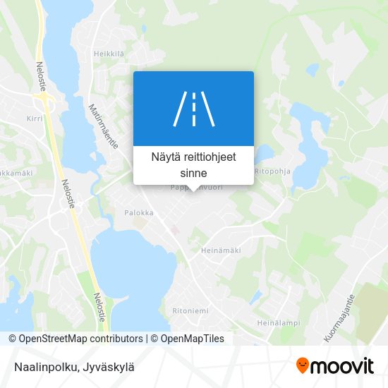 Naalinpolku kartta