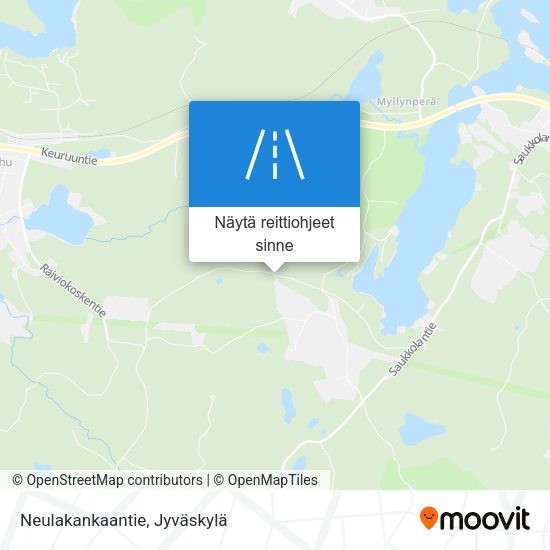Neulakankaantie kartta