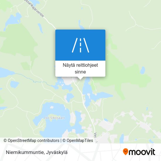 Niemikummuntie kartta