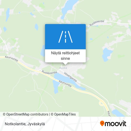 Notkolantie kartta