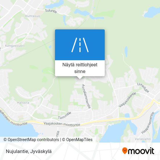 Nujulantie kartta