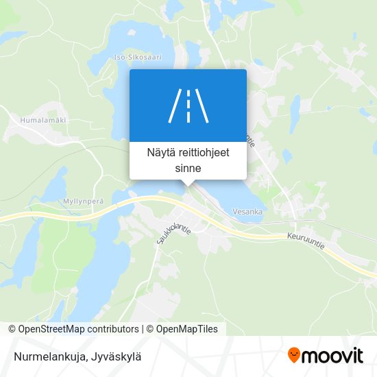 Nurmelankuja kartta